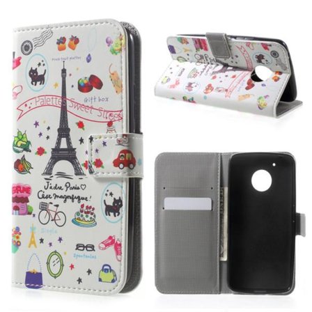 Plånboksfodral Moto G5 - Paris