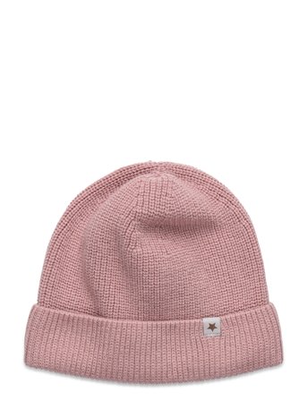 Beanie Wool Knit Pink Huttelihut
