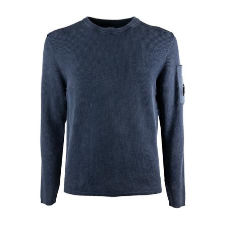 C.p. Company, Crewneck Jumper Niebieski, Mężczyzna, Rozmiar: S