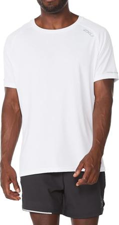 2XU Men's Aero Tee Men Short sleeved fitness sweater White M