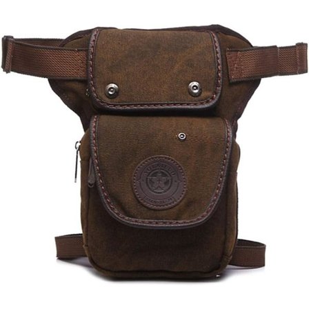 Canvas Drop Leg Bag Taljepakke Lårpose til Mænd Kvinder Taktisk M