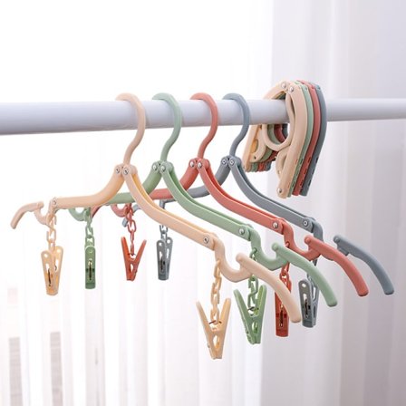 Bærbare sammenleggbare kleshengere, plassbesparende kleshengere Multi Magic Hangers