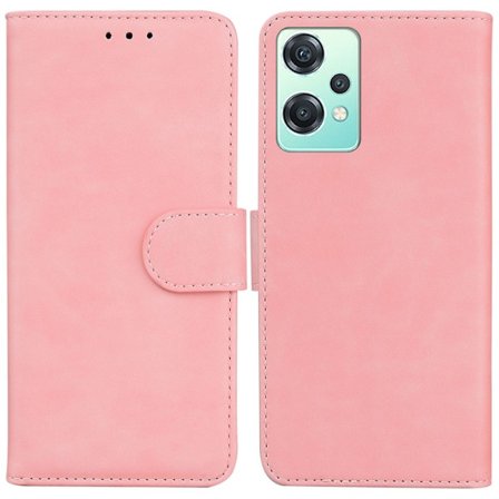 OnePlus Nord CE 2 Lite 5G Solid Color wallet cover - Pink
