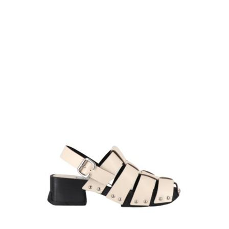 Miista, Smooth leather jellyfish shoe Biały, Kobieta, Rozmiar: 40 EU