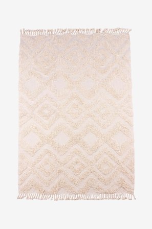 Venture Home - Tæppe Hilma - Hvid - Uldtæpper - 350X250 - Fra Homeroom