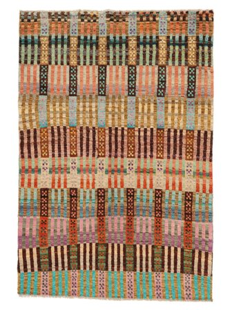Moroccan Berber - Afghanistan Matto Moderni Ruskea/Musta (Villa, Afganistan)