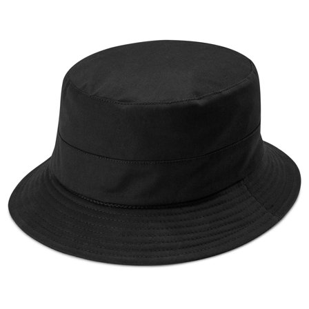 Czarny wodoszczelny kapelusz Bucket Hat Gino Moda dla mężczyzn - Kapelusze bucket hat