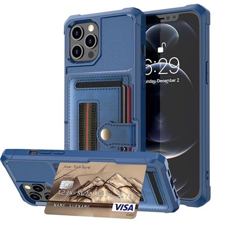 Smidigt Skal med Kortfack - iPhone 12 Pro Max