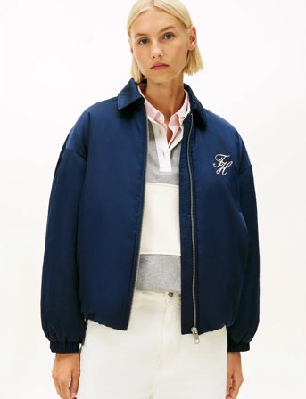 Tommy Hilfiger Padded Nylon Th Jacket - Navy - S