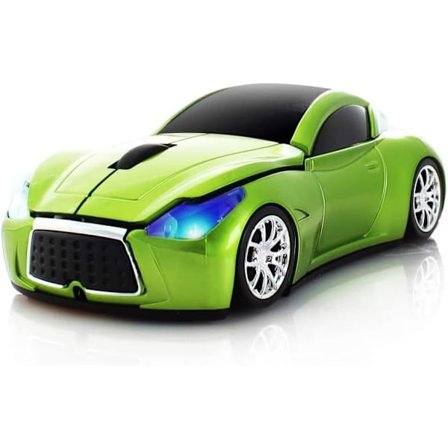 Langaton urheiluautohiiri, langaton työpöydän kannettava tietokonehiiri 2,4 GHz optinen hiiri, Windowsille, Linuxille ja Mac OS:lle