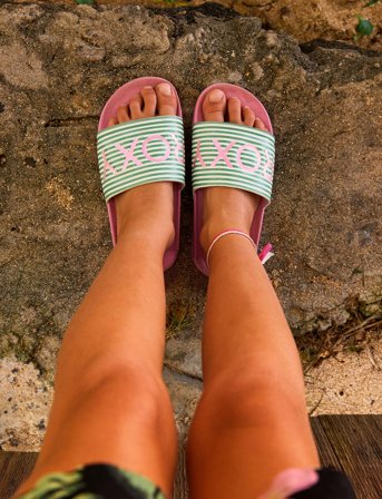 Roxy Rg Slippy Ii - Pink - 36