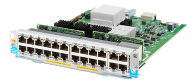 Hewlett Packard Enterprise HPE - utvidelsesmodul - Gigabit Ethernet (PoE+) x 20 + 1/2.5/5/10GBase-T (PoE+) x 4
