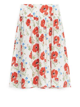 ARKET | A-Line Skirt | White | 38