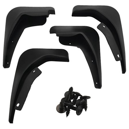 Formades Mudflaps för Ford Fiesta Mk7 2009 - 2017 Mudflaps Stänkskydd Mudguards 2010 2011 2012 20
