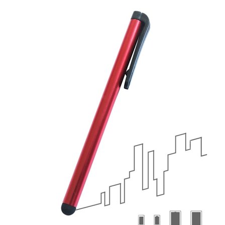 Universal 7.0 Kapacitiv Pekskärm Stylus Penna Metall Pekskärm Penna för Tablet PC Telefon