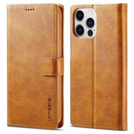 LC.IMEEKE Lompakkokotelo iPhone 15 Pro Max - Ruskea Brown