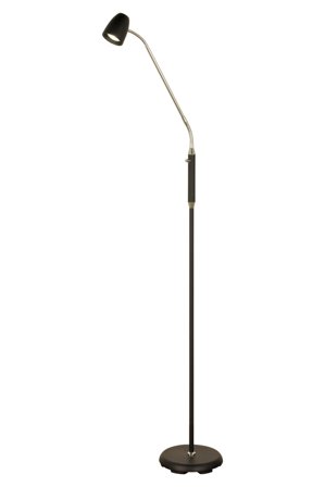 Aneta Lighting SANDNES golvlampe, svart, GU10