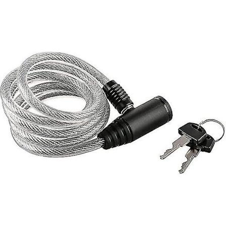 Spiral Cykel Lås 2 Nøgler Spiral Kabel Lås 150 Cm Længde