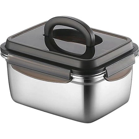 Isolerad matlåda i rostfritt stål, för barn och vuxna, läckagesäker matlåda, för resor, arbete, skolmåltider (2800)
