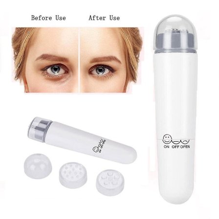 Anti-rynke Elektrisk Massasje Pen Ansiktspleie Mini Øye Akupunktur Massasjeapparat Gave