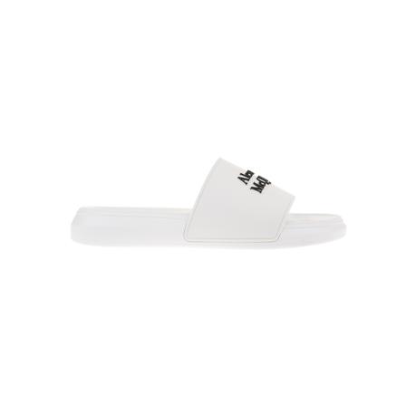 Alexander McQueen, Sliders Biały, Mężczyzna, Rozmiar: 41 EU