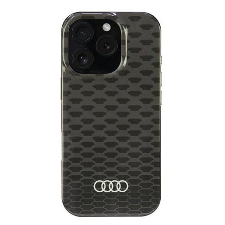 Audi IML Stitching Pattern MagSafe iPhone 16 Pro 6,3" sort/sort hardcase AU-IMLMIP16P-Q5/D3-BK