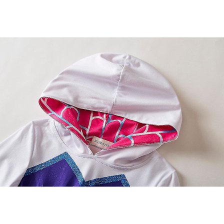 Ghost Spider-inspirert kostyme Spider Gwen-inspirert kostyme Ghost Spider Hoodie Spider Gwen Cosplay Tutu-kjoler Spider Bursdag -a