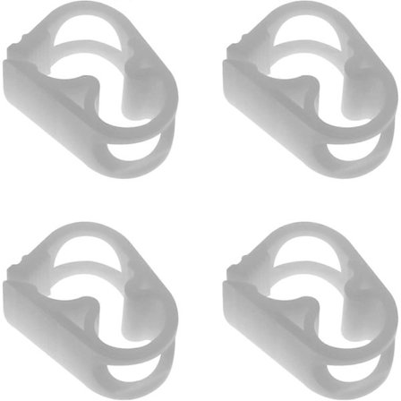 4 st Flödeskontroll Slangklämma 1/4" - 1/2" Plastslangklämmor Justerbar Tub (FMY)