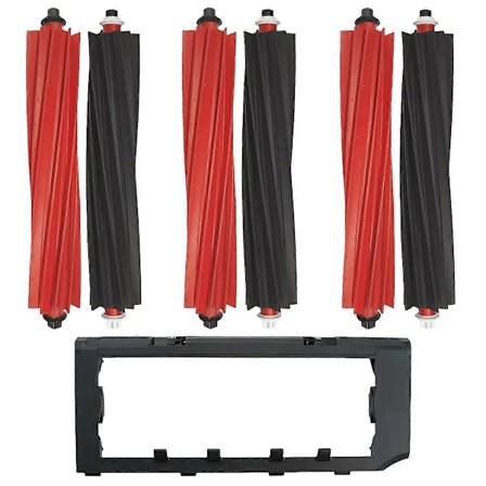 Hovedbørstedæksel Gummi Hovedbørste Udskiftning til Qrevo Master, Qrevo Silm, S8 Max Ultra, S8 MaxV Ult