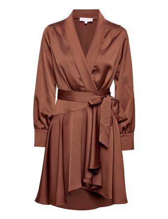 Iza Dress Dresses Wrap Dresses Brun Love Lolita