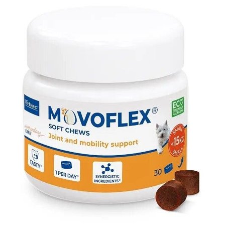 Vibrac Movoflex Soft Chews Per Cani Taglia S 30 Compresse