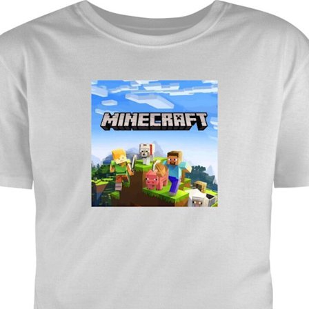 Barn T-shirt Minecraft Creeper block pixel retro gaming