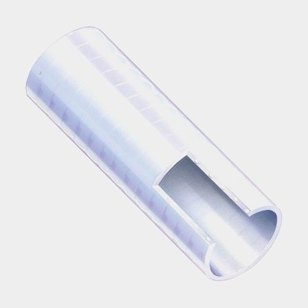 Odor-protected water hose Shields 148, PVC vacuum spiral hose, Ø38 mm (internal) / Ø46 mm (external), 1 meter, transparent