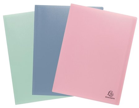 EXACOMPTA Demobok återvunnen 40 fickor sorterade färger 3/fp - Lyreco - Kontorsmaterial - Pärmar och register - Demopärmar och demoböcker