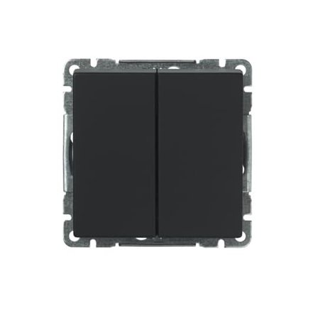 ABB Impressivo 1065UC-885 Strømbryter matt svart Kronebryter, Strømbrytere & vegguttak