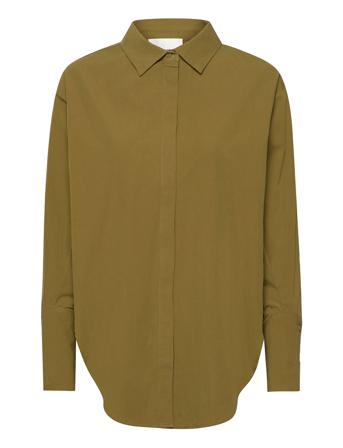 Mwkula Long Shirt Green My Essential Wardrobe