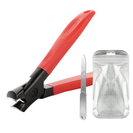 Kraftig negleklipper til tykke tånegle Red