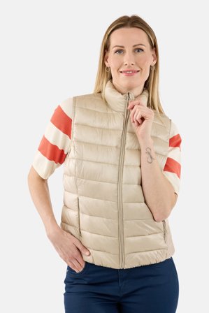 JENSEN - Vest - Beige - Let Quiltet