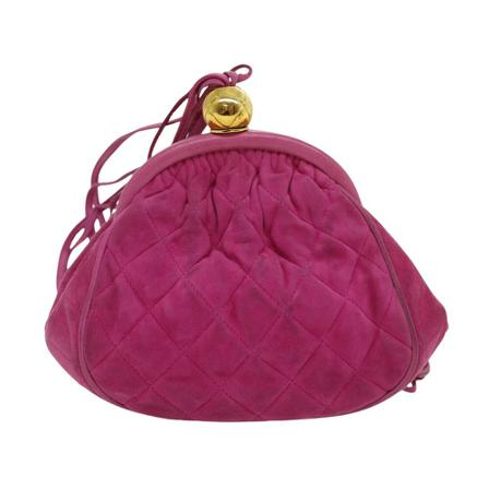 Chanel Vintage, Shoulder Bags Roze, Dames, Maat:ONE Size