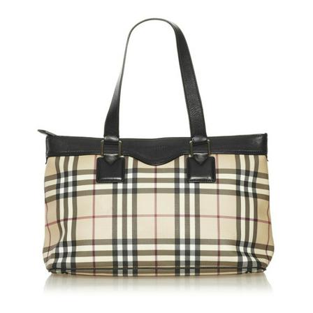 Burberry Vintage Tote Väska beige, Dam Vintage Väskor, Dam, Storlek: ONE SIZE