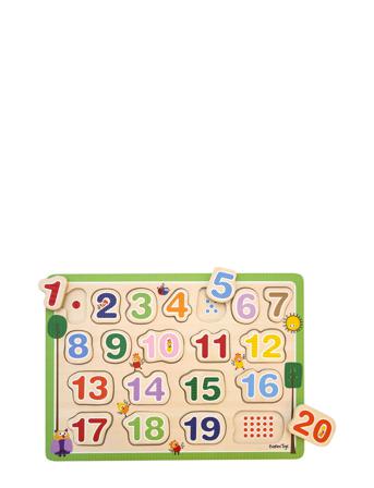 Wacky Wonders - Wooden Puzzle - 123 Toys Puzzles And Games Pegged Puzzles Monivärinen/Kuvioitu Barbo Toys