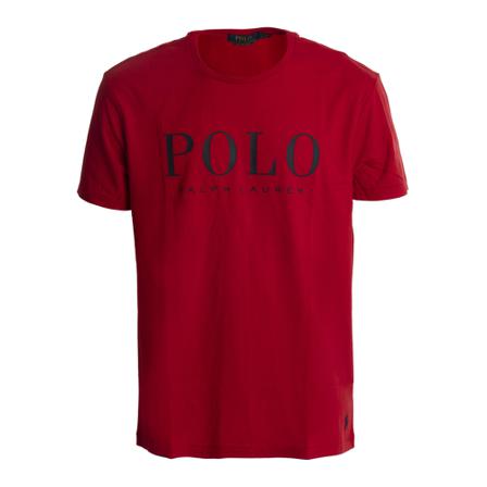 Ralph Lauren Logo Printed T-Shirt Rød, Herre T-shirts