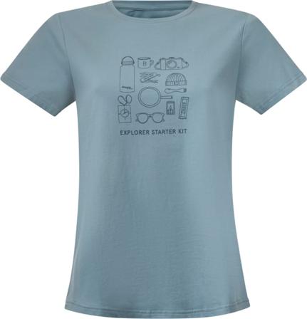 Bergans Women's Graphic Tee Women short-sleeved sweaters Blue L