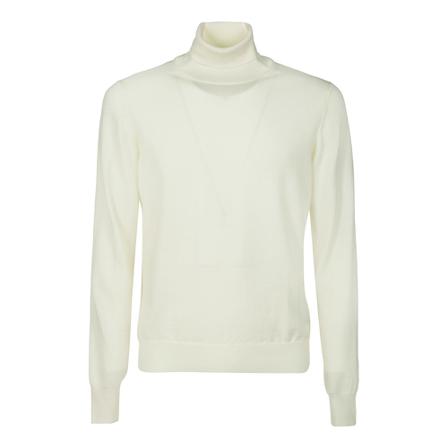 Gran Sasso, Turtlenecks Wit, Heren, Maat:M