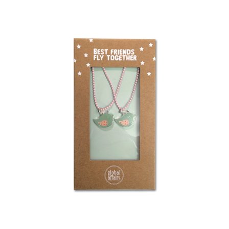 Halskæde Fugl Bedste Venner - Krabat