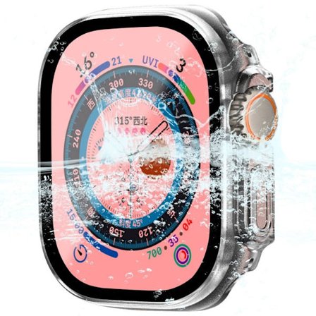 HAT-PRINCE Apple Watch Ultra cover with tempered glass - Transparent