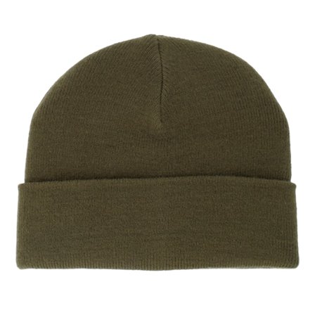Equip - Vihreä shortbeanie Beanie - Blank Olive Short Beanie @ Hatstore