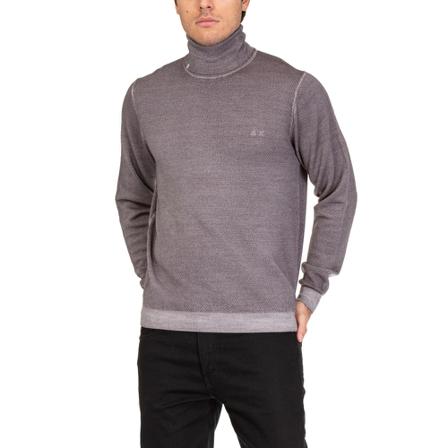 Sun68, Turtlenecks Grijs, Heren, Maat:XL