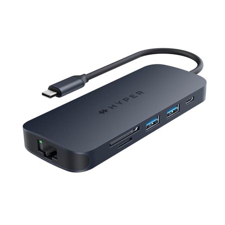 Hyper HyperDrive Next 8 Port USB-C Hub EcoSmart - Midnight Blue
