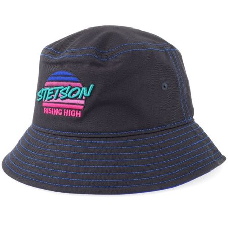 Stetson - Grå bucket Hatt - Rising High Anthracite Bucket @ Hatstore